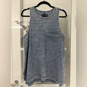 RAG & BONE / JEAN Bowrey Tank Top, Sun Fade Blue, Medium